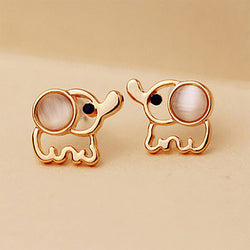 Golden Elephant Earrings - Current Jewelry Shop