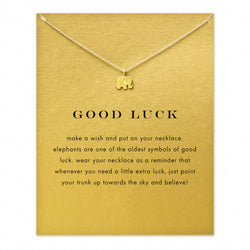 Good Luck Elephant Pendant Necklace - Current Jewelry Shop