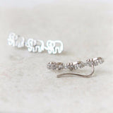 1pc Elephant Ear Climber Pin Earrings - Current Jewelry Shop