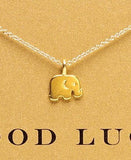 Good Luck Elephant Pendant Necklace - Current Jewelry Shop